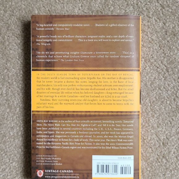 4/$20‎ The Hero's Walk by Anita Rau Badami - Paperback - Picture 5 of 5